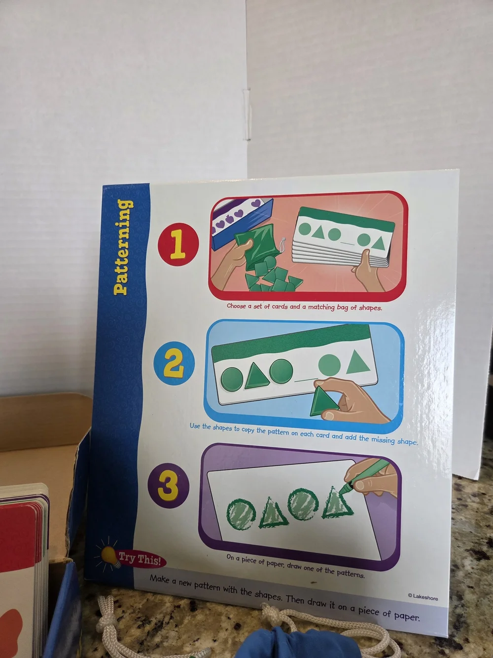 Lakeshore Learning Instant Learning Center Patterning TT953 Homeschool Ages 4+